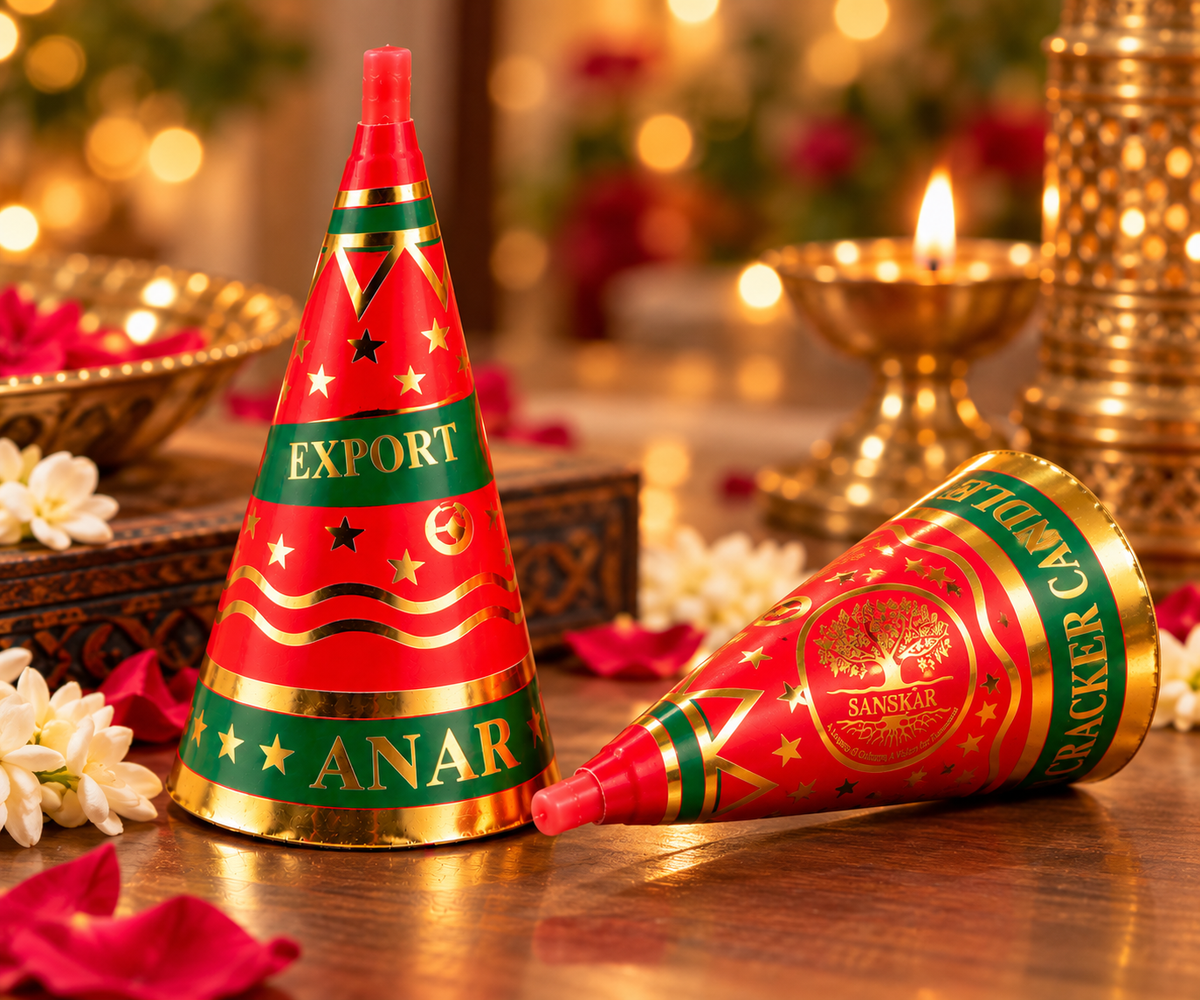 Anar Style Decorative Candle ( Pack of 4pcs )