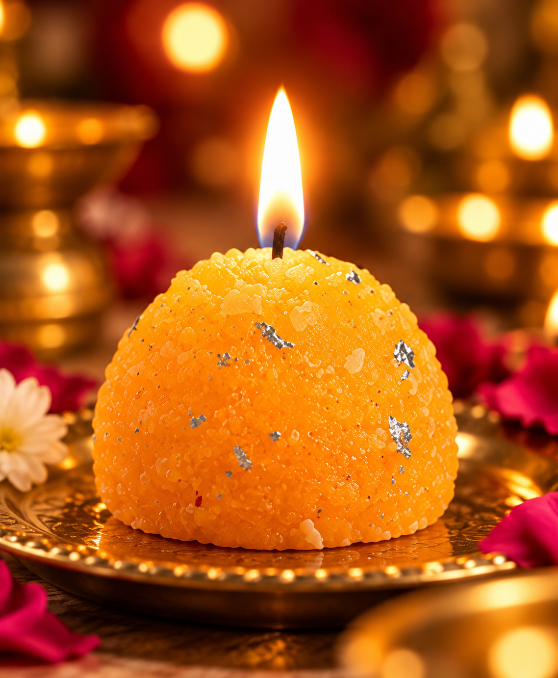 Laddu Candle – Set of 4 Pcs