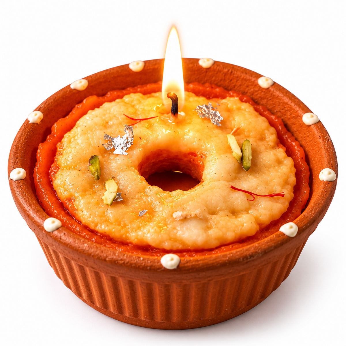 Ghevar Candle – Set of 2 Pcs
